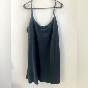Abercrombie & Fitch Black Spaghetti Strap Slip Dress Shapewear Size XXLT